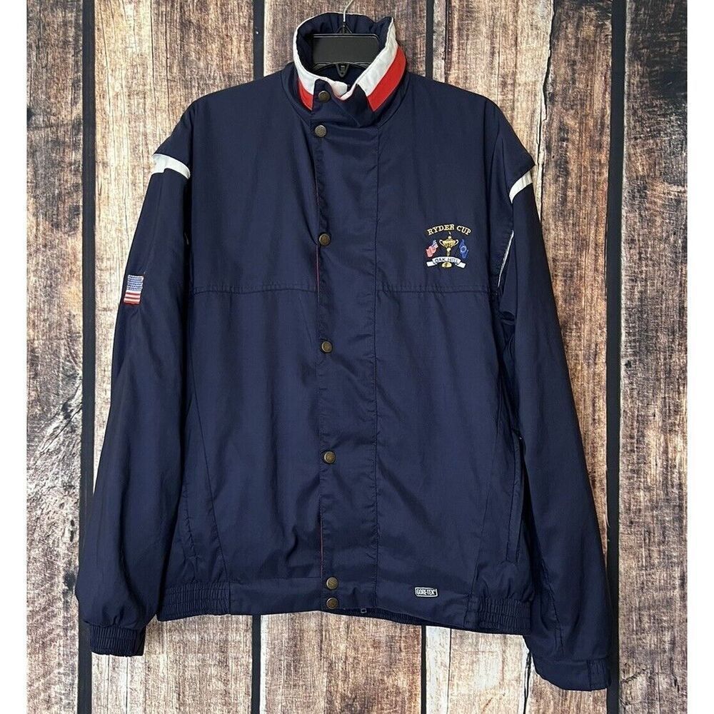 Proquip Vtg 1995 Oak Hill Ryder Cup Jacket Full Zip Gtx